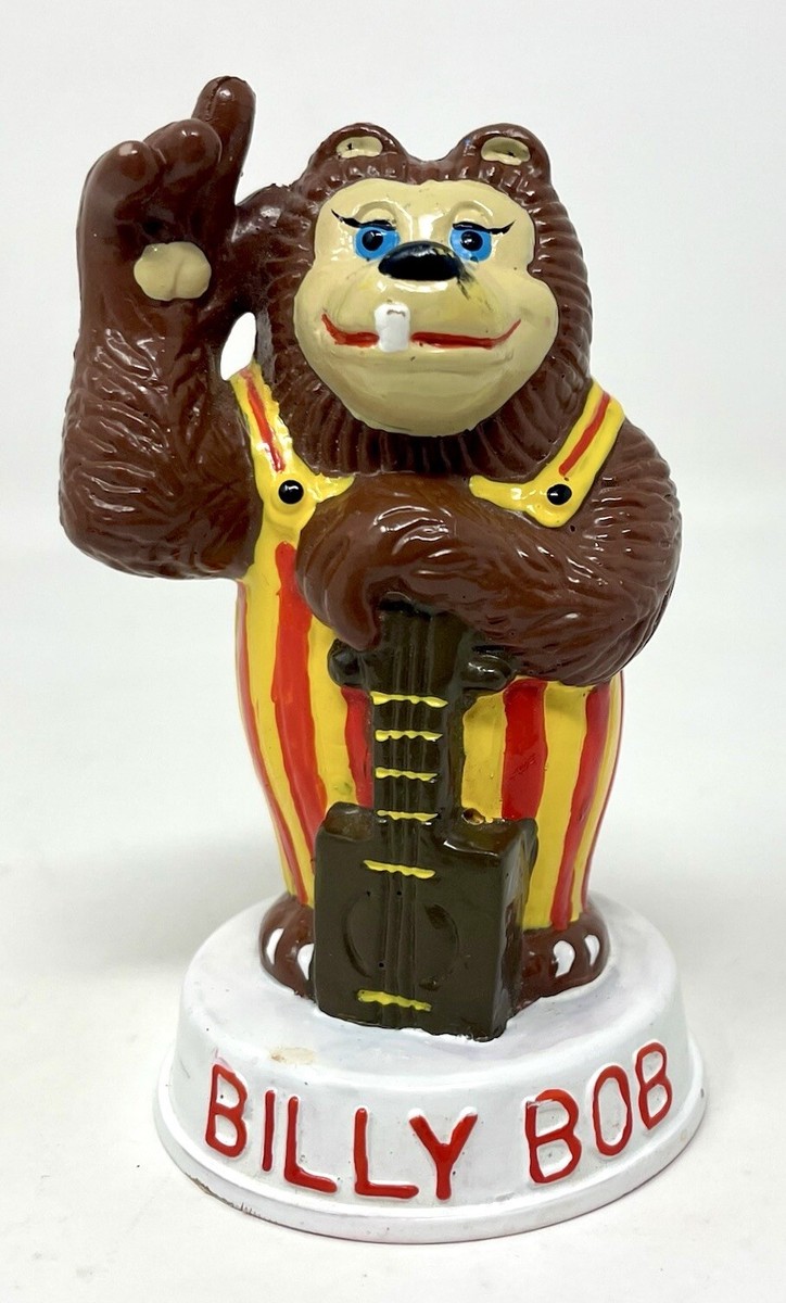 RARE Vintage 80's Showtime Pizza Place BILLY BOB 3” PVC Prize