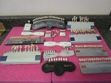 Lot of Assorted Dental Shade Guides - Lumin Vacuum Densply VitaPan Vita Trubyte