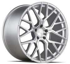 20x10.5 +35 Aodhan AFF9 5x112 Flow Forged Machined Silver Rims (Set of 4)