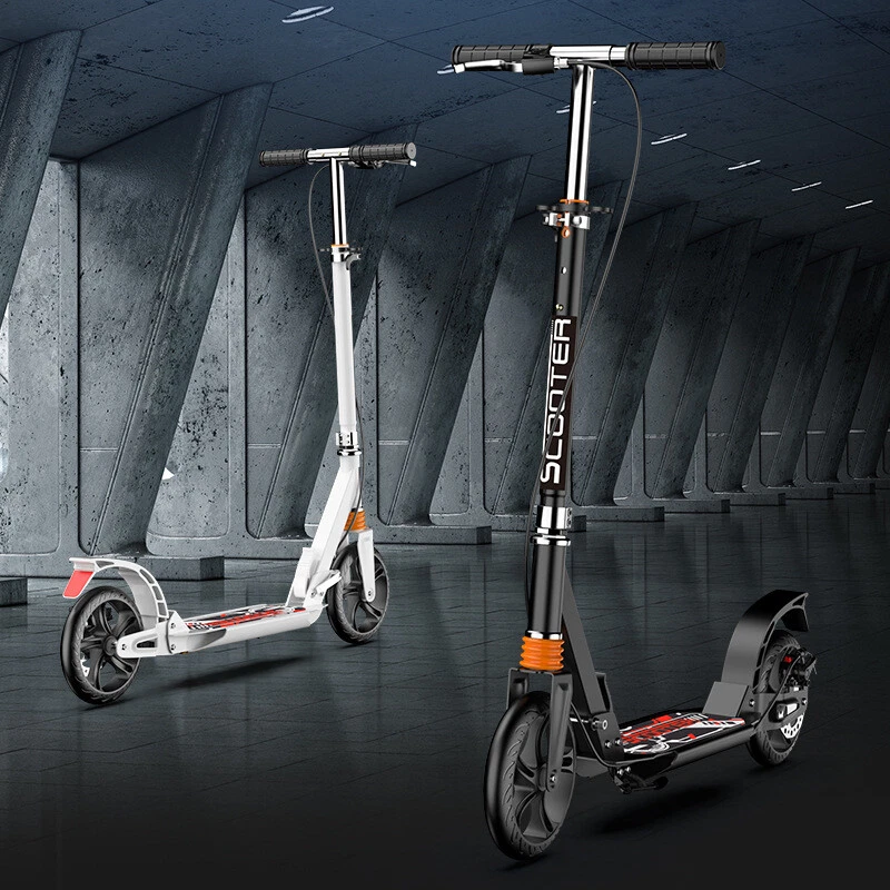 Cityroller Scooter Roller Tretroller Erwachsene Kickroller Klappbar Kickscooter - Bild 3 von 4