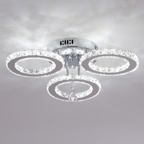 K9 Crystal Chandelier Square/Round Ceiling Light LED Lamp Pendant Light Fixtures - Picture 41 of 142