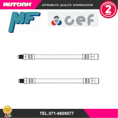 510030 2 post brake flexibles suitable for Volvo XC 90 (CEF BRAND).
