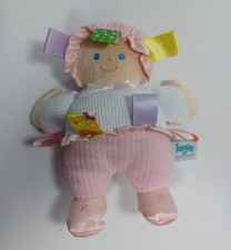 Taggies Signature Collection Baby Doll Pink Plush 8  Soft Lovey Mary Meyer