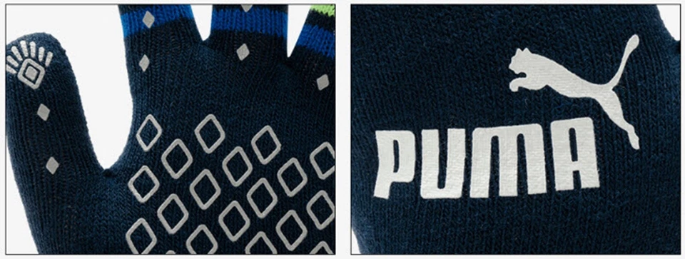 Guantes de punto PUMA unisex CAT LOGO Magic III chaquetón polar correr gimnasio guante 04180006 Foto 4 de 4