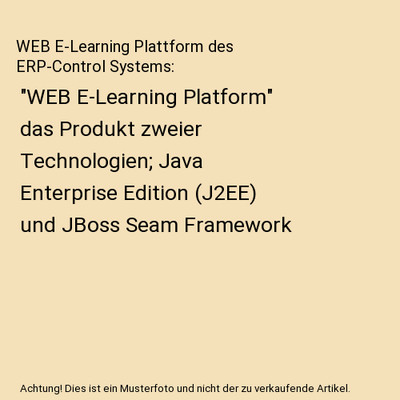 WEB E-Learning Plattform des ERP-Control Systems: ''WEB E-Learning Platform'' das 
