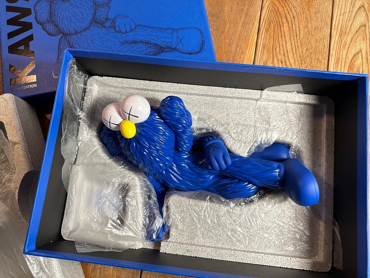 KAWS Time Off BLUE 2023 In hand, New w/ Receipt Vinyl Figure Art