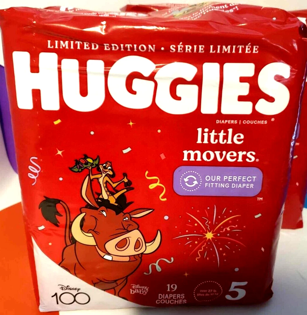 Disney Tiger Huggies Little Snugglers Diapers, 4 (27-lb) 19, Limited Edition