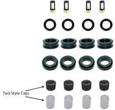 92-98 Suzuki Fuel Injector Service Repair Kit Orings Filters Pintle Caps