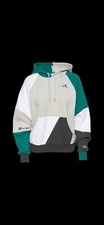 WOMENS CLASSIC FLEECE PULLOVER HOODIE IN MULTICOLOR GREEN WHITE GRAY NEW/TAGS SM