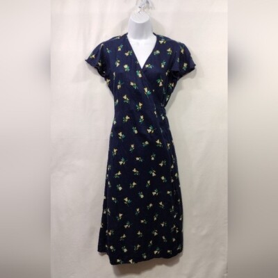 Draper James Linen Floral Midi Wrap Dress Women's 2 Blue Retro Cottagecore | eBay Draper James Linen Floral Midi Wrap Dress Women's 2 Blue Retro Cottagecore | eBay