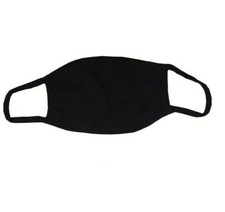 Face Mask Nose Mouth Cover Adjustable Reusable Washable Fabric Mask BLACK