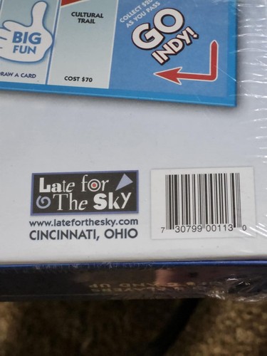 Indy-Opoly Board Game Celebrating The Circle City, Ages 8 & Up, U.S.A. NIB - Picture 5 of 5