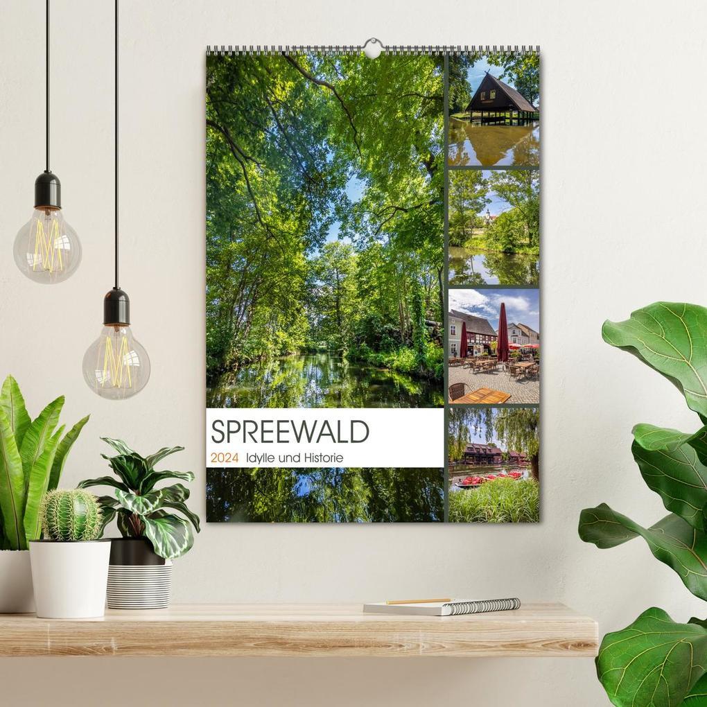 Thumbnail - Spreewald Idylle Und Historie (wandkalender 2024 Din A2 Hoch),