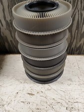 Lot Of 6 Vintage Kodak Carousel Slide Projector 80 Slide Trays B22 