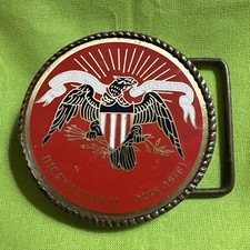 Vintage Bicentennial Pluribus Unum Belt Buckle