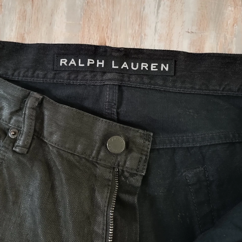 Pantalón cargo Ralph Lauren etiqueta negra cera talla 36x30 motociclista jean Foto 4 de 4