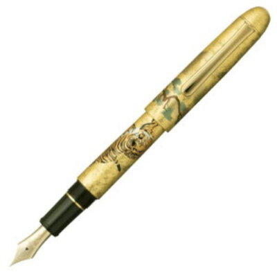 Platinum Matsu-Tora F Nib #3776 Century Maki-e Fountain Pen PNB-35000H#55-2 14K