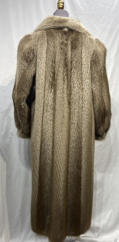long hair beaver coat blonde (34120) - Picture 3 of 3