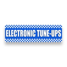 ELECTRONIC TUNE-UPS Vinyl Banner with Optional Sizes (Made in the USA)