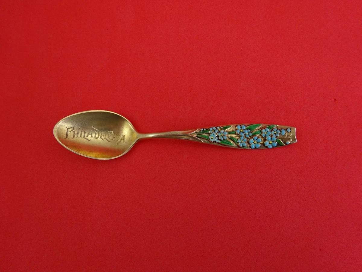 Flora Spoon Antique US Sterling Silver for sale | eBay
