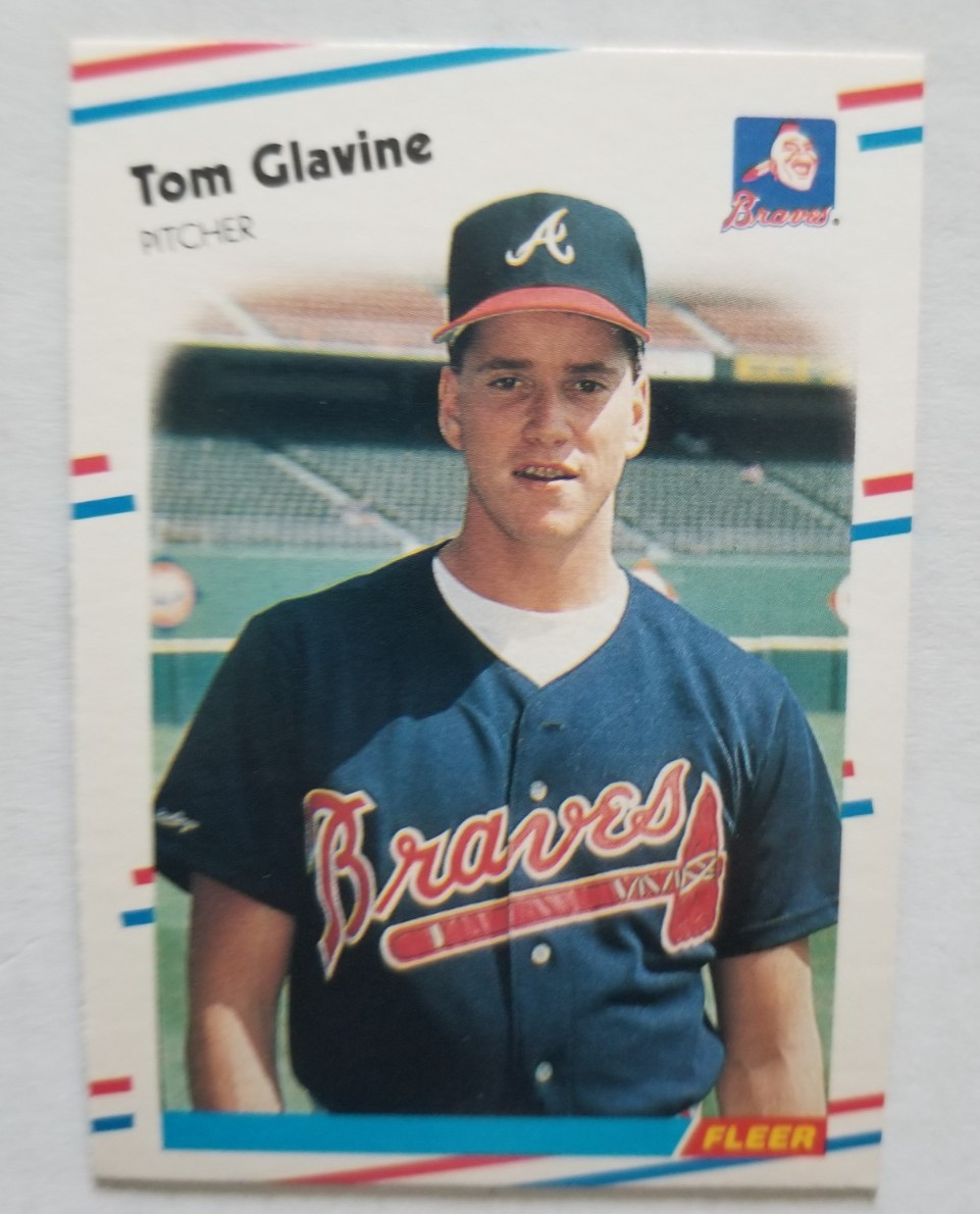 1988 Fleer #539 Tom Glavine Atlanta Braves Rookie
