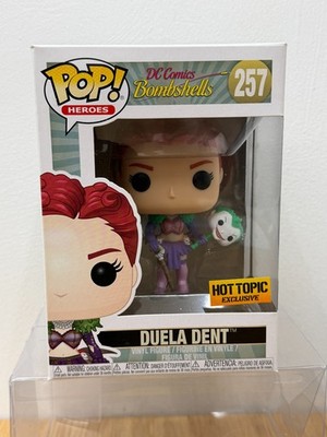 Funko POP! DC Bombshells - Duela Dent #257 Hot Topic Excl + FREE POP PROTECTOR