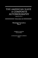 Rawick (u. a.) | The American Slave-- Mississippi Narratives | Buch | Englisch