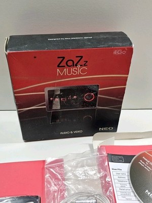 NEO Zazz Music 2GB Tragbarer Kompakt Audio Player, Multimediagerät gebraucht