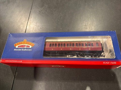Bachmann Spurweite OO 34-226C LMS PURPURROT 57FT KORRIDORBREMSE 3. Reisebus 5268 | Zustand: Used