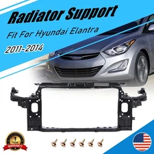Radiator Support Assembly For 2011 2012 2013 2014 Hyundai Elantra Sedan Textured