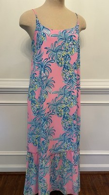 Lilly Pulitzer Winni Midi Dress Beat the Heat M Multicolor