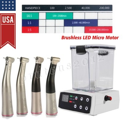 Dental LED Electric Motor System with Water Tank For Practice/+ 1:5 Contra Angle