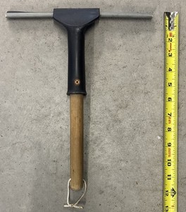 Empire Made In Usa Handheld Squeegee 12” X 10” Wooden Handle