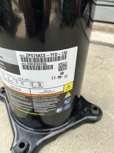 Copeland Scroll Compressor ZPS76KCE-TFD-130 Rheem 460 volts 3 Phase