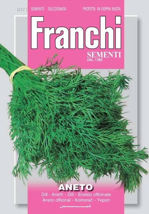 BUSTINA SEMI DI ANETO ORTO GIARDINO SEMI