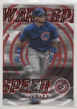 2019 Topps Stadium Club Warp Speed Red Foil Javier Baez #WS-14 2m4