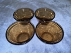 Set of 4 Anchor Hocking Oven Basics Amber 6-oz. Custard Cups 1034