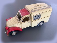 Metall Spardose Blechauto Citroen Kastenente