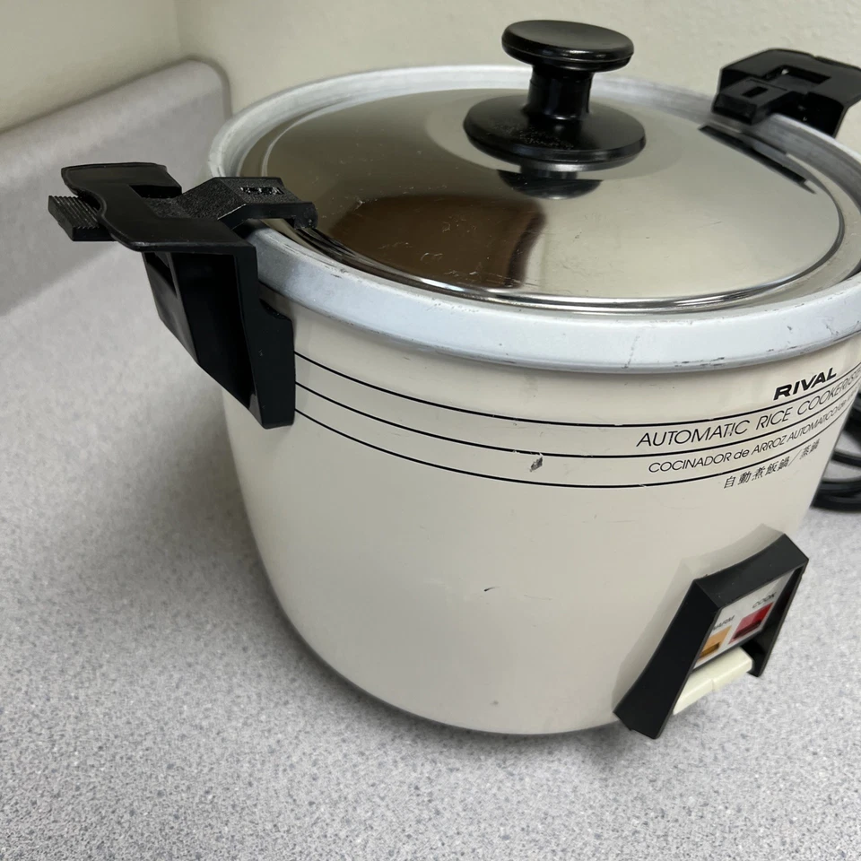 RIVAL Automatic 5-Cup Rice Cooker Steamer 4356 VINTAGE Electric TESTED - Image 4 of 4