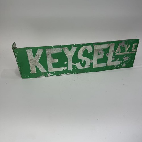 Set Of 2 Vintage Street Signs: Union St. & Keysel Ave - Picture 7 of 7