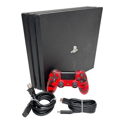 Sony PlayStation 4 Pro CUH-7015B 1TB Black Body Home Video Game Console - 7482