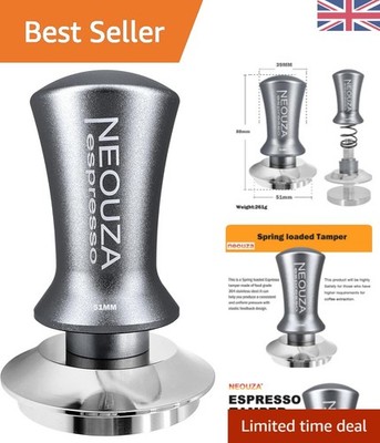 51 mm Espresso Tamper mit kreisförmiger Schallwand - gleichmäßiger Druck für Kaffeepuck
