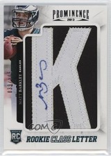2013 Panini Prominence Rookie Class Letter Signatures /105 Matt Barkley Auto 0c3