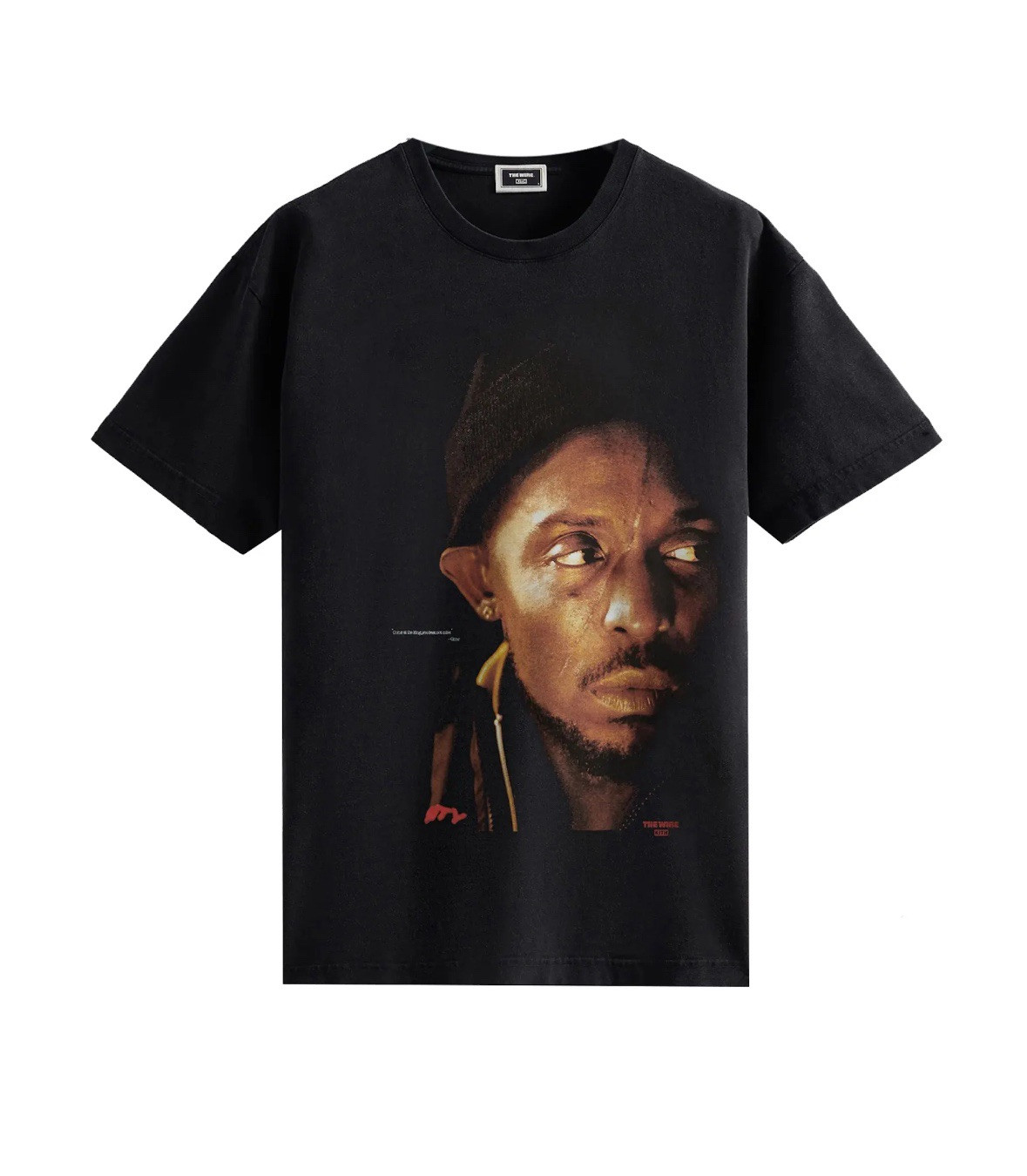 Kith The Wire Omar Vintage Black Tee Size M Minimalist Retro Style