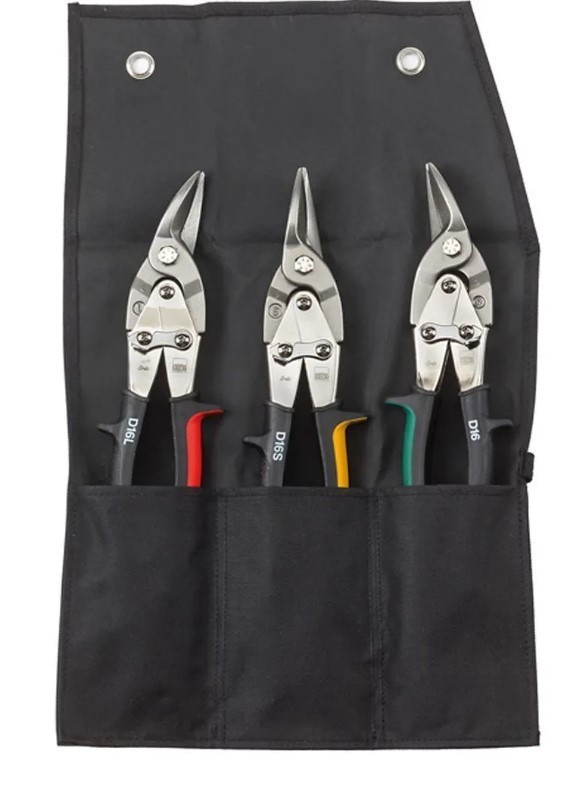 Bessey 3 Piece Aviation Snips Set - 3 per Pack - DSET16