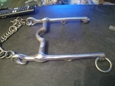 used Weymouth bit  5 in  ported mouth stainless