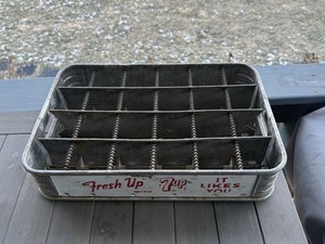 Seven Up 1940s-1950s Aluminum Carrier 24 Pack Wichita Kansas
