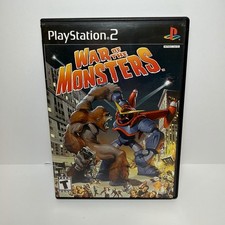 War of the Monsters PS2 Sony PlayStation 2 CIB Complete W/ Poster Video Game VG