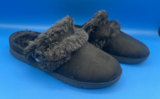 Easy Spirit size 6M Season 2 Slippers Clog faux suede upper faux fur lining