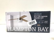 Hampton Bay Montgomery II 44 in. Brushed nickel Indoor Ceiling Fan OPEN